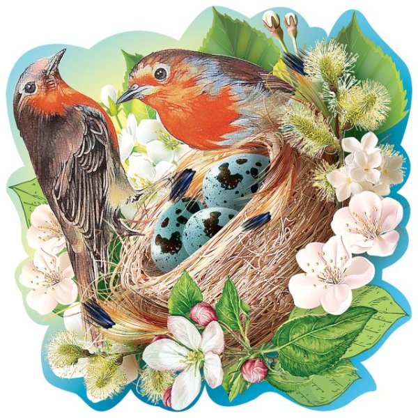 Украшение на скотче "Гнездо" Украшение на скотче "Гнездо"