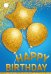 Бирка "Happy birthday"