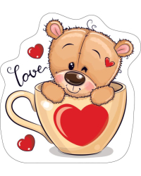 Виниловый магнит "Love"