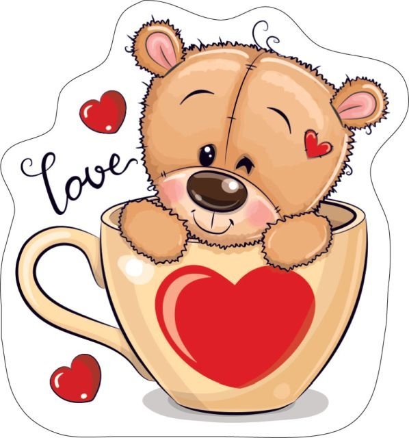 Виниловый магнит "Love"