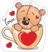 Виниловый магнит "Love"