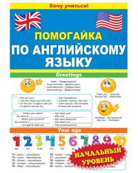 Буклет "Помогайка по английскому языку", начальный уровень