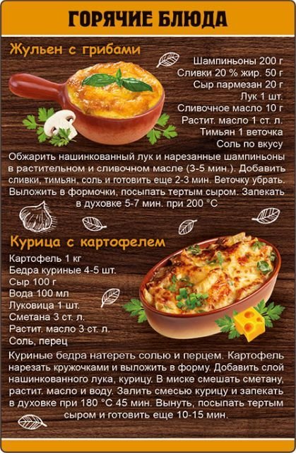 Магнит "Горячие блюда"