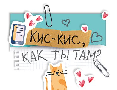 Открытка-отношение "Кис-кис, как ты там?" Открытка-отношение "Кис-кис, как ты там?"