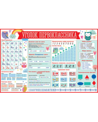 Плакат "Уголок первоклассника"
