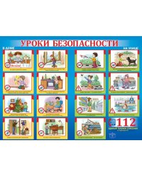 Плакат "Уроки безопасности"