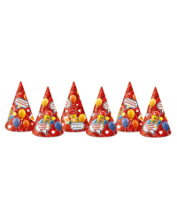 Набор колпаков "Лего-вечеринка" (6 шт.)