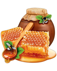 Украшение на скотче "Горшочек меда"