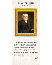 Магнитная закладка "И.С. Тургенев"
