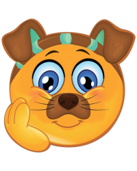 Украшение на скотче "Пес"