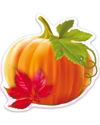 Украшение на скотче "Тыква"