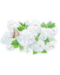 Украшение без надписи (белая сирень)