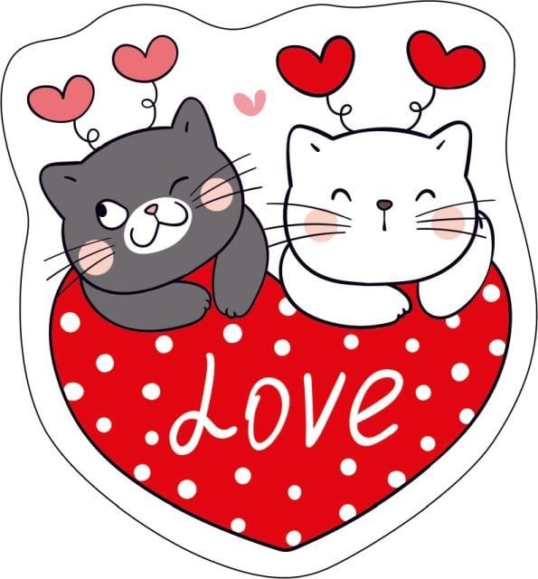 Виниловый магнит "LOVE"
