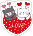 Виниловый магнит "LOVE"