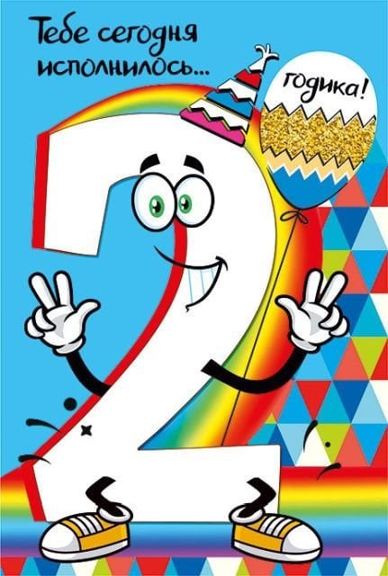 Открытка-поздравление "С днем рождения! 2 "