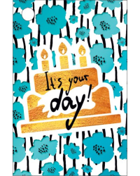 Бирка для подарка "It's your day!"