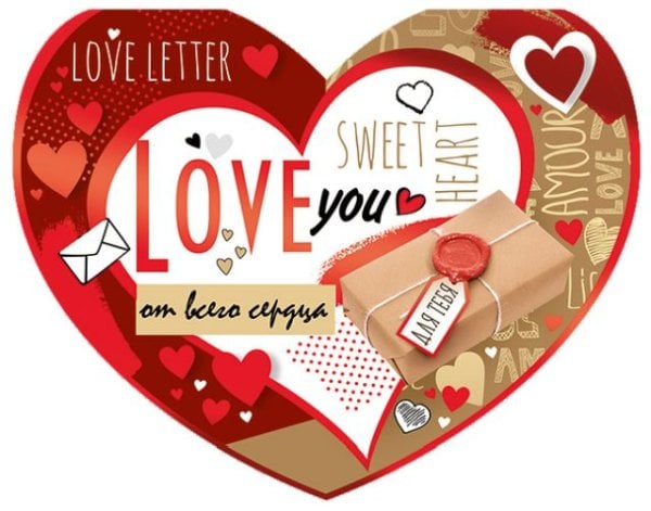 Открытка "Love you"
