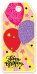 Бирка для подарка "Happy Birthday"