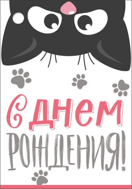 Бирка "С Днем рождения!"
