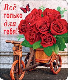 Магнит виниловый "Все только для тебя"