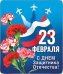 Магнит виниловый "23 февраля"