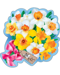 Украшение на скотче "Нарциссы"