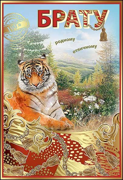 Открытка-поздравление "Брату"