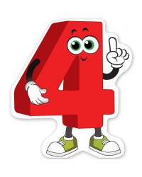 Украшение на скотче "4"