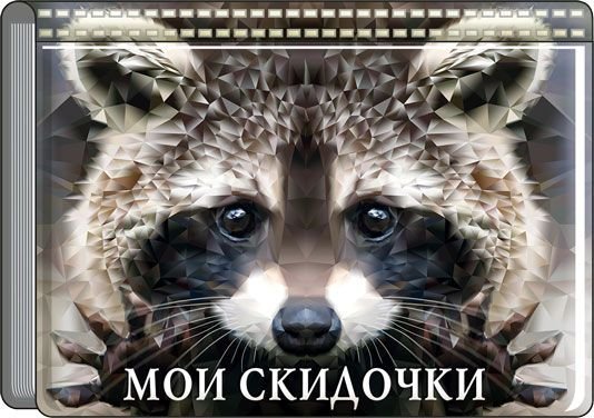 Футляр для бонусных и кредитных карт "Мои скидочки"