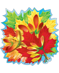 Украшение на скотче "Кленовые листья"