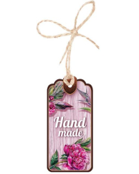 Бирка для подарка "Hand made"
