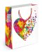 Пакет подарочный (M) сердце из бабочек