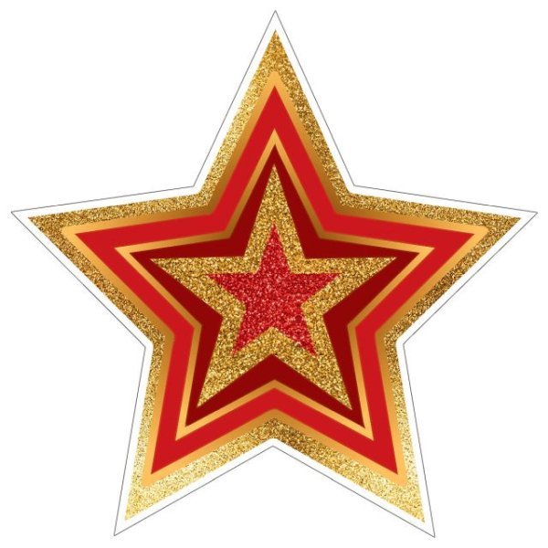 Украшение на скотче "Звезда"