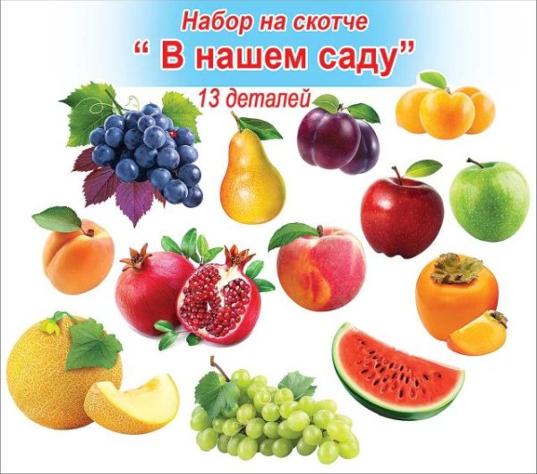 Набор на скотче "В нашем саду"