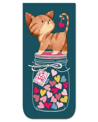 Закладка на магните "Котик"