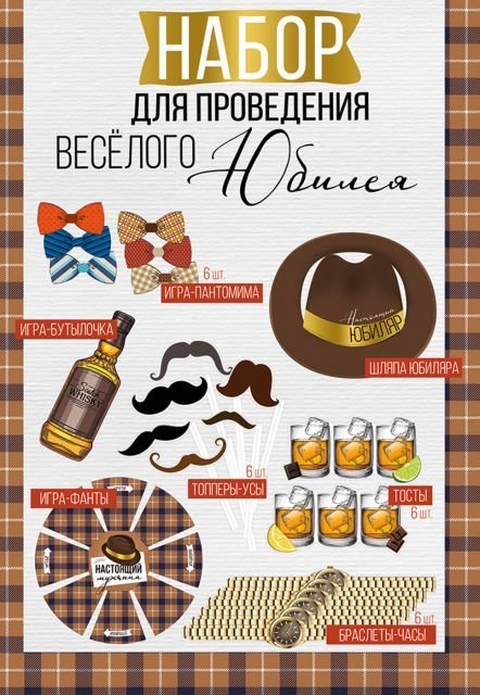 Набор для проведения весёлого юбилея Набор для проведения весёлого юбилея