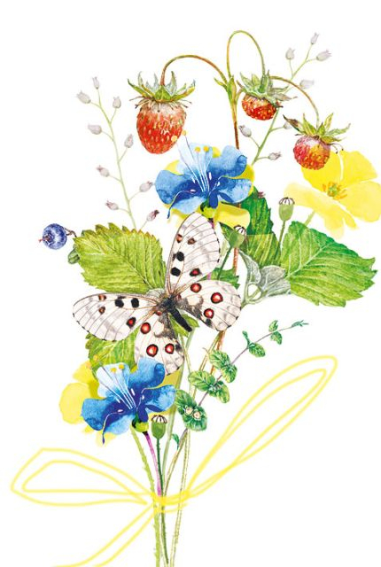 Открытка-поздравление без надписи