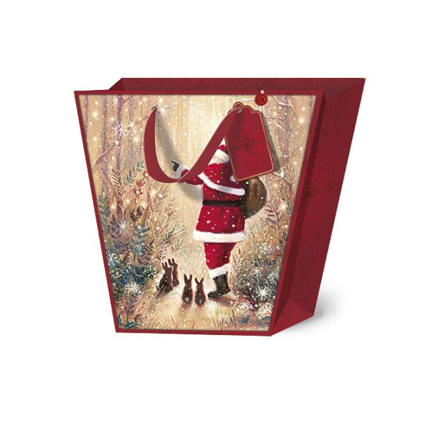 Сумка бумажная Лакарт "Новый год"