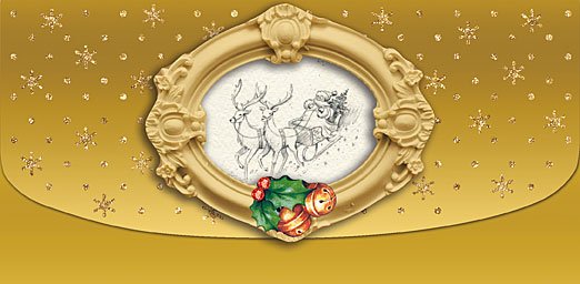 Открытка-конверт для денег Лакарт НГ
