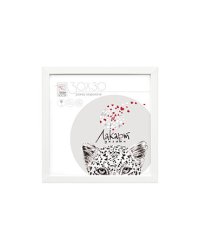 Рамка д/постера 30*30 из пластика белая
