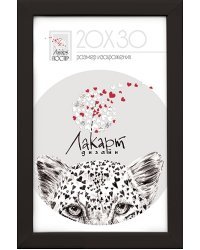 Рамка д/постера 20*30 из пластика черная