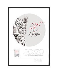 Рамка д/постера 50*70 из пластика черная