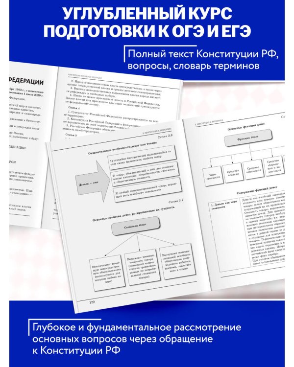 Обществознание. Конституция Российской Федерации в школьном курсе