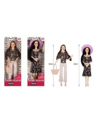 Кукла (30.4 см) "Модница"(1 предмет, шарнирная, микс: 2 вида,в кор.) ( Арт. 2223947)