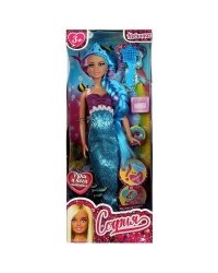 Кукла 29 см София , руки и ноги сгиб, малыш в животике, ресницы, акс, кор КАРАПУЗ в кор.24шт