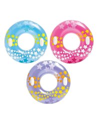 Круг надувной для плавания 91 см. Яркие звезды INTEX (3 вида). Арт. 59256NP