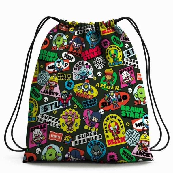 Мешок под обувь (Премьера Паблишинг) Brawl Stars. Мешок для обуви. Brawl Stars Black Edition