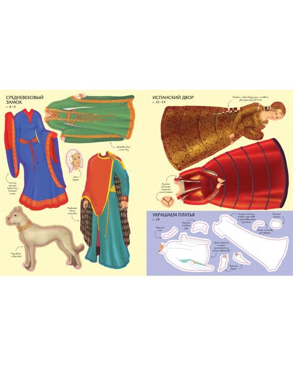 Роскошные наряды в Средние века