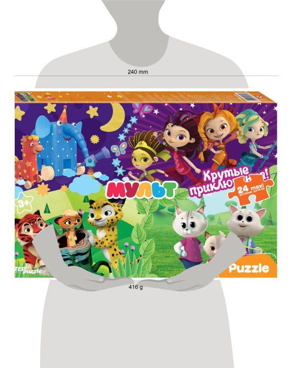 Мозаика "puzzle" maxi 24 "Сказочный патруль и др. Мульт" (0+ Медиа)