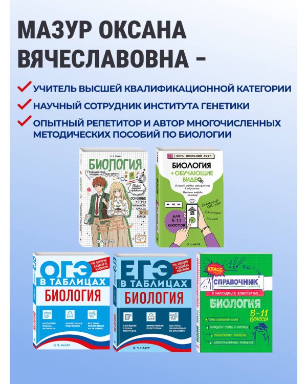 Дополнительное изображение книги «Биология»